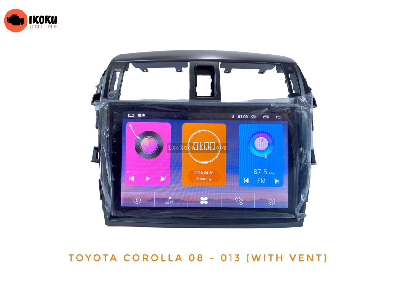 ANDROID 11.0 CAR RADIO FOR TOYOTA COROLLA 2008 (WITH A/C VENT)